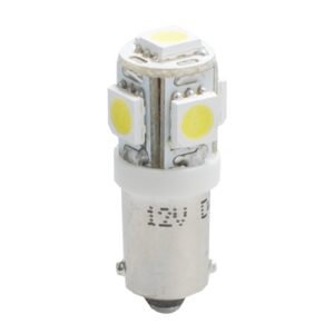 M-Tech T4W 12V 1,2W BA9s (ΜΙΝΙΟΝ) LED 5xSMD5050 ΛΕΥΚΟ 1ΤΕΜ. M-TECH