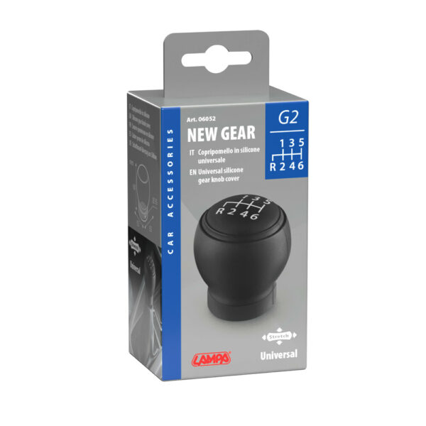 Lampa ΚΑΛΥΜΜΑ ΓΙΑ ΠΟΜΟΛΟ ΤΑΧΥΤΗΤΩΝ NEW GEAR G2 ΣΙΛΙΚΟΝΗΣ UNIVERSAL ΜΑΥΡΟ ΜΕ 6 ΤΑΧΥΤΗΤΕΣ LAMPA - 1 ΤΕΜ. - Image 4
