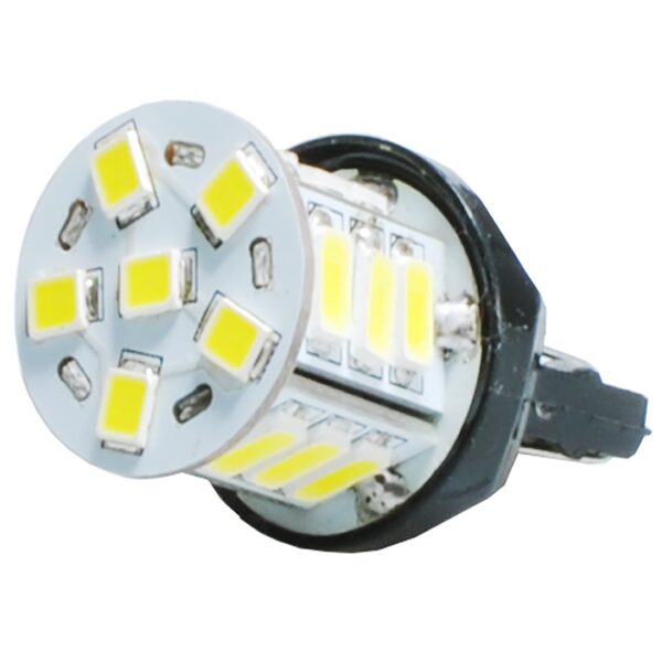 M-Tech T20 12V W21W W3x16d LED 21xSMD5630 6W PREMIUM ΛΕΥΚΟ 1ΤΕΜ. - Image 2