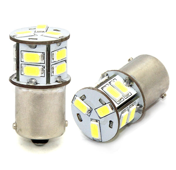 M-Tech P21W 12V BA15s LED 13xSMD5630 ΛΕΥΚΟ (ΜΟΝΟΠΟΛΙΚΟ) 1ΤΕΜ.