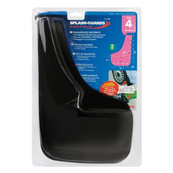 Lampa ΛΑΣΠΩΤΗΡΕΣ SPLASH-GUARDS CONTOUR TYPE-4 (24 Χ 36 cm) - 2 ΤΕΜ. - Image 3