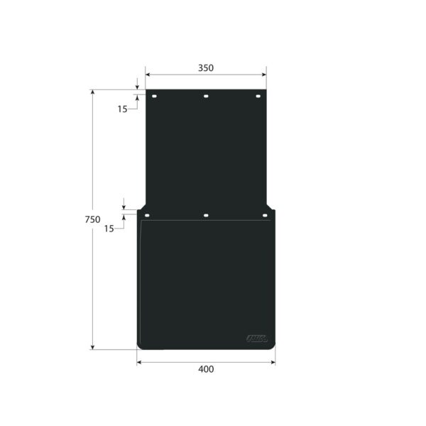 Lampa ΛΑΣΠΩΤΗΡΕΣ ΦΟΡΤΗΓΟΥ PVC ΜΑΥΡΟΙ ΜΕ ΕΓΚΡΙΣΗ 400x750x350mm LAMPA - 2 ΤΕΜ. - Image 4