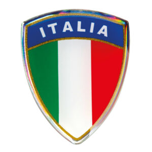 Lampa ΑΥΤΟΚΟΛΛΗΤΟ ΣΗΜΑ 3D ΣΗΜΑΙΑ ΙΤΑΛΙΑΣ ΕΜΒΛΗΜΑ 35x45mm LAMPA -  1 Τεμ.