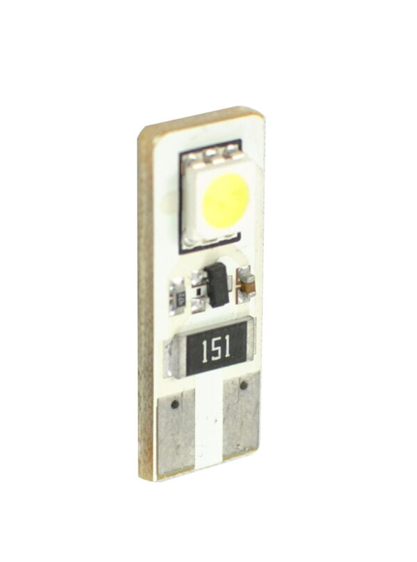 M-Tech T10 W5W 12V W2,1x9,5d LED 2xSMD5050 ΛΕΥΚΟ (ΚΑΡΦΩΤΟ CAN-BUS) 1ΤΕΜ. M-TECH