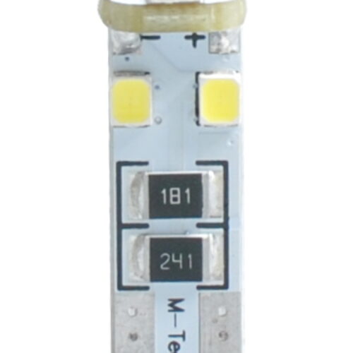M-Tech T10 W5W 12V W2,1×9,5d LED 8xSMD3528 ΛΕΥΚΟ (ΚΑΡΦΩΤΟ CAN-BUS) 1ΤΕΜ. M-TECH
