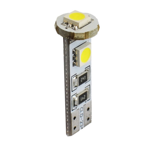 M-Tech T10 W5W 12V W2,1×9,5d LED 3xSMD5050 ΛΕΥΚΟ (ΚΑΡΦΩΤΟ CAN-BUS) 1ΤΕΜ. M-TECH