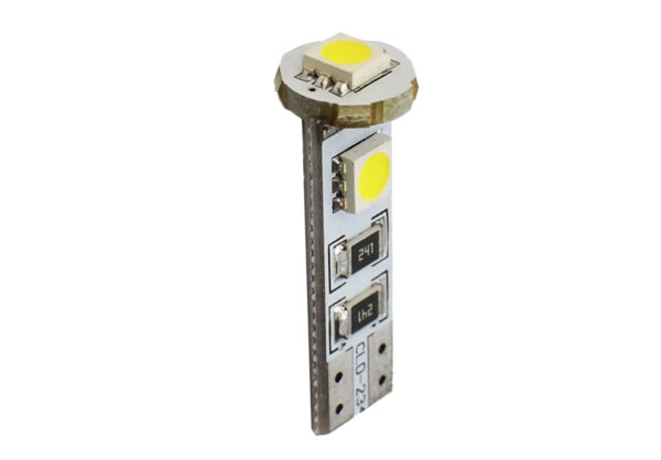 M-Tech T10 W5W 12V W2,1x9,5d LED 3xSMD5050 ΛΕΥΚΟ (ΚΑΡΦΩΤΟ CAN-BUS) 1ΤΕΜ. M-TECH