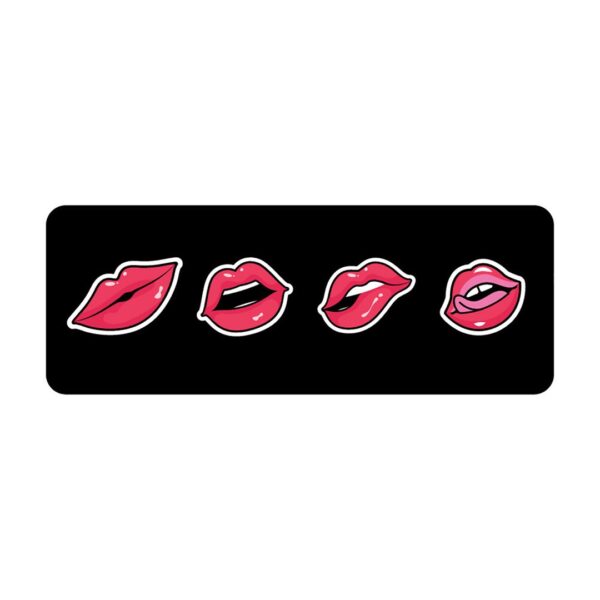 Lampa ΚΑΛΥΜΜΑ ΤΙΜΟΝΙΟΥ SKIN-COVER LIPS-LABBRA (ΧΕΙΛΗ) 35/37cm (S) ΜΑΥΡΟ ΕΛΑΣΤΙΚΟ ΠΟΛΥΕΣΤΕΡΙΚΟ 2mm ΠΑΧΟΣ - Image 3