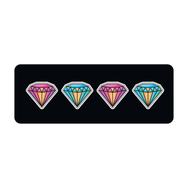 Lampa ΚΑΛΥΜΜΑ ΤΙΜΟΝΙΟΥ SKIN-COVER DIAMONT (ΔΙΑΜΑΝΤΙΑ) 35/37cm (S) ΜΑΥΡΟ ΕΛΑΣΤΙΚΟ ΠΟΛΥΕΣΤΕΡΙΚΟ 2mm ΠΑΧΟΣ - Image 2