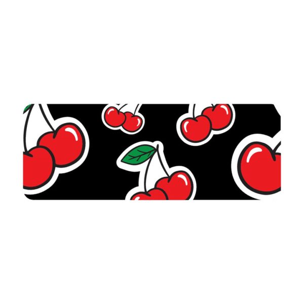 Lampa ΚΑΛΥΜΜΑ ΤΙΜΟΝΙΟΥ SKIN-COVER CHERRY-CILIEGE(ΚΕΡΑΣΙΑ) 35/37cm(S) ΜΑΥΡΟ ΕΛΑΣΤΙΚΟ ΠΟΛΥΕΣΤΕΡΙΚΟ 2mm ΠΑΧΟΣ - Image 2