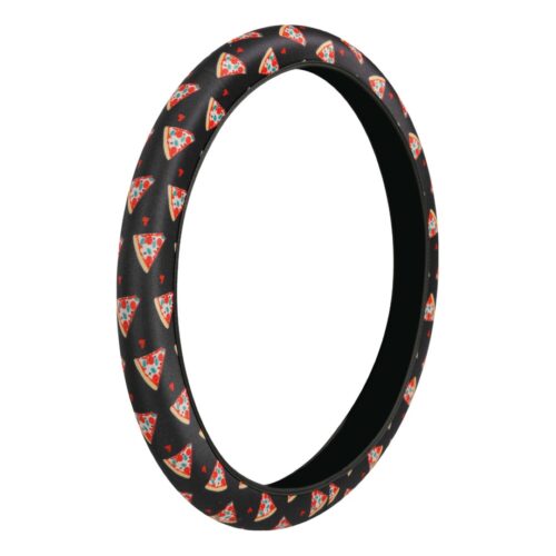 Lampa ΚΑΛΥΜΜΑ ΤΙΜΟΝΙΟΥ SKIN-COVER PIZZA (ΠΙΤΣΑ) 35/37cm (S) ΜΑΥΡΟ ΕΛΑΣΤΙΚΟ ΠΟΛΥΕΣΤΕΡΙΚΟ 2mm ΠΑΧΟΣ