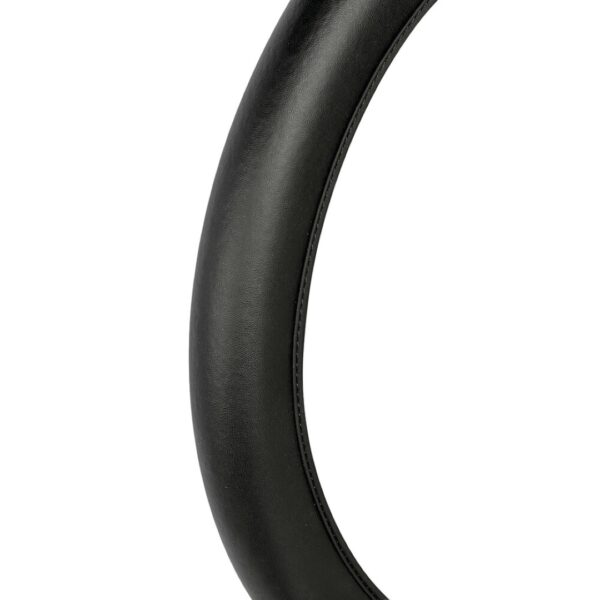 Lampa ΚΑΛΥΜΜΑ ΤΙΜΟΝΙΟΥ SKIN-COVER ΔΕΡΜΑΤΙΝΟ 35/37cm (S) ΜΑΥΡΟ ΕΛΑΣΤΙΚΟ 2mm ΠΑΧΟΣ - Image 2