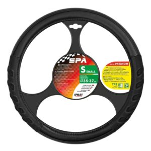 Lampa ΚΑΛΥΜΜΑ ΤΙΜΟΝΙΟΥ SPA (S) 35/37cm ΔΕΡΜΑΤΙΝΗ ΜΑΥΡΟ ΑΟΣΜΟ ECO-FRIENDLY