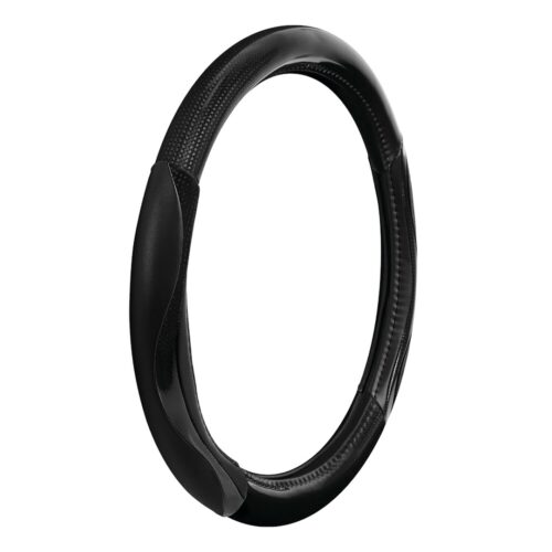 Lampa ΚΑΛΥΜΜΑ ΤΙΜΟΝΙΟΥ SILVERSTONE (M) 37/39cm ΔΕΡΜΑΤΙΝΗ ΜΑΥΡΟ ΑΟΣΜΟ ECO-FRIENDLY