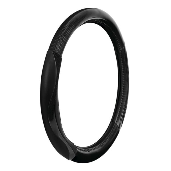 Lampa ΚΑΛΥΜΜΑ ΤΙΜΟΝΙΟΥ SILVERSTONE (M) 37/39cm ΔΕΡΜΑΤΙΝΗ ΜΑΥΡΟ ΑΟΣΜΟ ECO-FRIENDLY