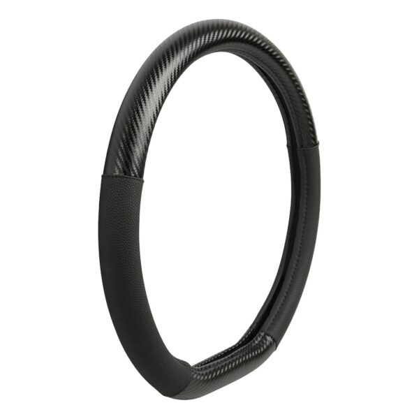 Lampa ΚΑΛΥΜΜΑ ΤΙΜΟΝΙΟΥ LE MANS (M) 37/39cm ΔΕΡΜΑΤΙΝΗ ΜΑΥΡΟ/ CARBON ΑΟΣΜΟ ECO-FRIENDLY (ΚΟΦΤΟ ΤΙΜΟΝΙ)