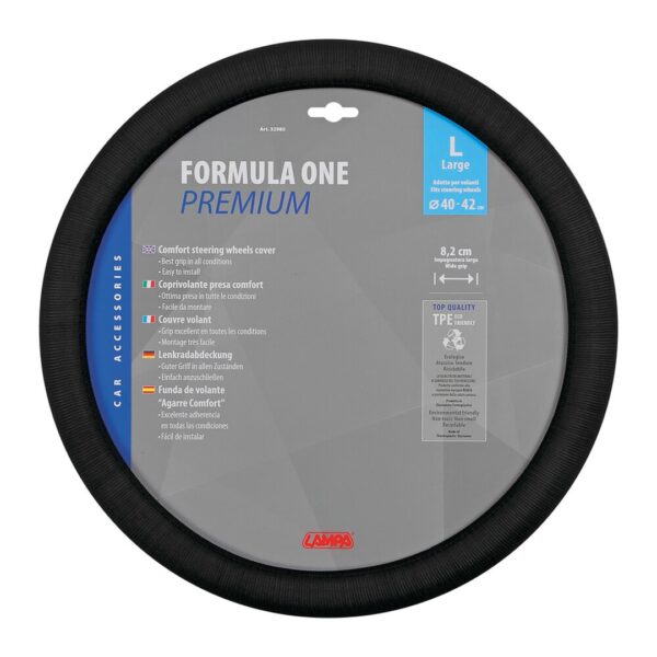 Lampa ΚΑΛΥΜΜΑ ΤΙΜΟΝΙΟΥ FORMULA ONE 40/42 cm (L) - ΜΑΥΡΟ/ΑΟΣΜΟ/ECO-FRIENDLY - Image 2