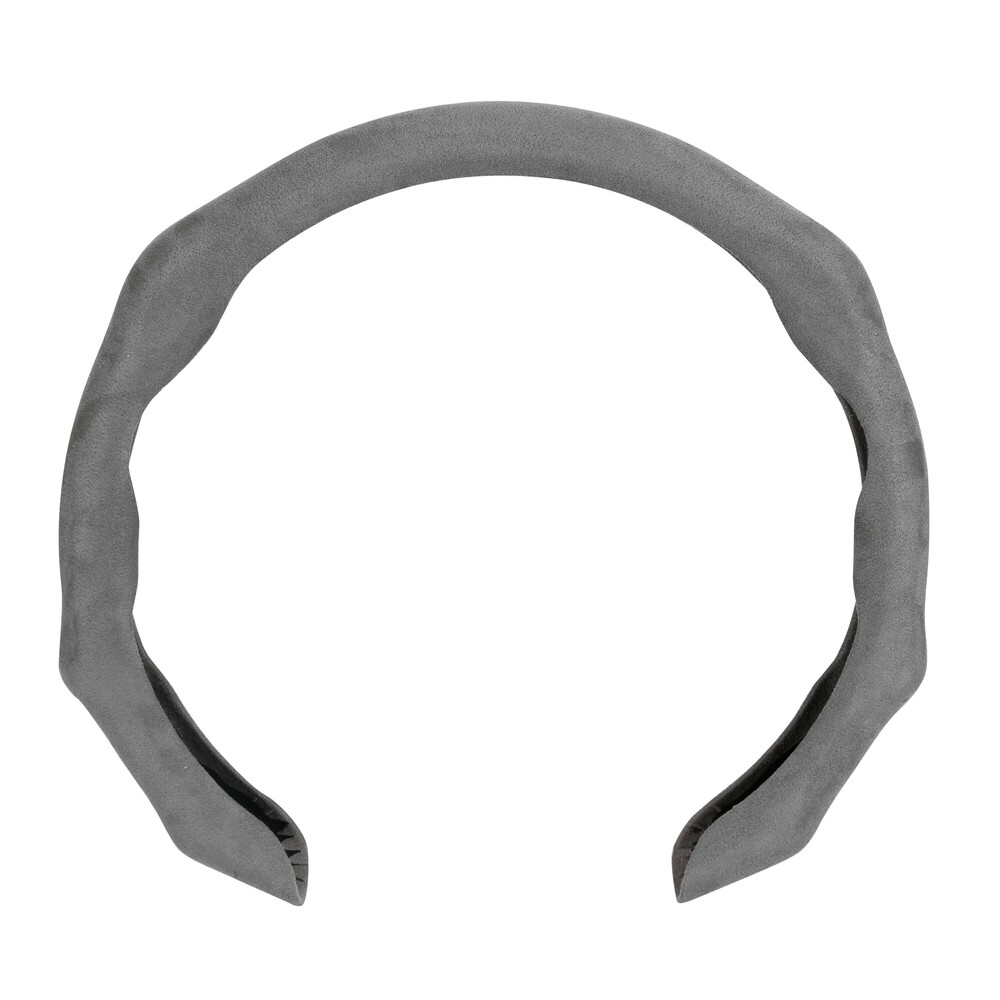 Lampa Lampa Κάλυμμα Τιμονιού Αυτοκινήτου Over-Grip, σπορ Άοσμο Σουέτ ύφασμα από μικροΐνες, universal Γκρί 1-τεμ. (L3307.8)