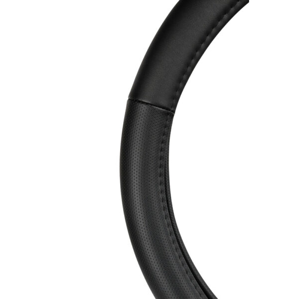 Lampa ΚΑΛΥΜΜΑ ΤΙΜΟΝΙΟΥ 37-39CM ΔΕΡΜΑ SKEENTEX ΜΑΥΡΟ CLASSIC PREMIUM GRAN PREE LAMPA - 1 ΤΕΜ. - Image 2