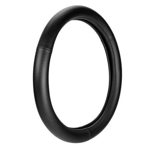 Lampa ΚΑΛΥΜΜΑ ΤΙΜΟΝΙΟΥ RACING PREMIUM BLACK (Μ) 37/39cm ΣΥΝΘΕΤΙΚΟ ΔΕΡΜΑ SKEENTEX ΜΑΥΡΟ/CARBON LOOK LAMPA  – 1 ΤΕΜ.