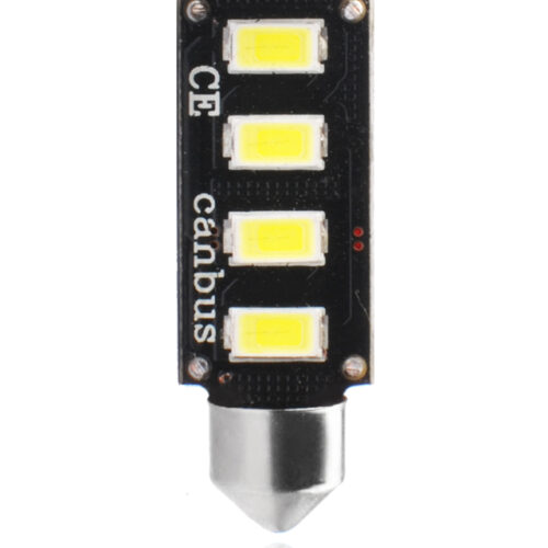 M-Tech ΛΑΜΠΑΚΙΑ ΠΛΑΦΟΝΙΕΡΑΣ C5W/C10W 12V 2W SV8,5 41mm CAN-BUS+RADIATOR LED 4xSMD5730 ΛΕΥΚΟ 1ΤΕΜ. M-TECH