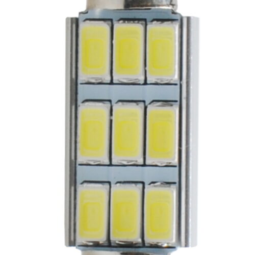 M-Tech ΛΑΜΠΑΚΙΑ ΠΛΑΦΟΝΙΕΡΑΣ C5W/C10W 12V 0,96W SV8,5 42mm CAN-BUS+RADIATOR LED 9xSMD5630 PREMIUM ΛΕΥΚΟ 1ΤΕΜ