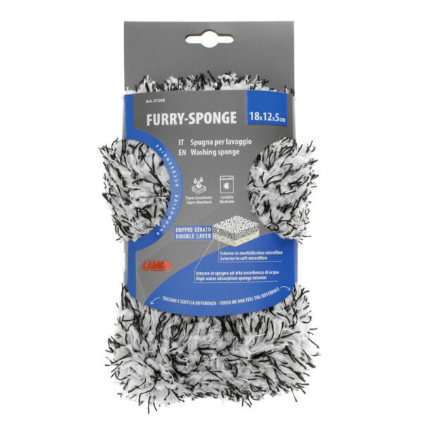 Lampa ΣΦΟΥΓΓΑΡΙ ΠΛΥΣΙΜΑΤΟΣ ΜΕ ΜΙΚΡΟΙΝΕΣ FURRY-SPONGE 18x12x5cm LAMPA -1 ΤΕΜ. - Image 2