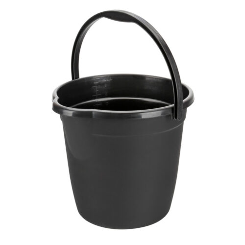 Lampa ΚΟΥΒΑΣ ΠΛΑΣΤΙΚΟΣ ΜΕ ΧΕΡΟΥΛΙ BUCKY 10L ΜΑΥΡΟΣ LAMPA – 1 ΤΕΜ.