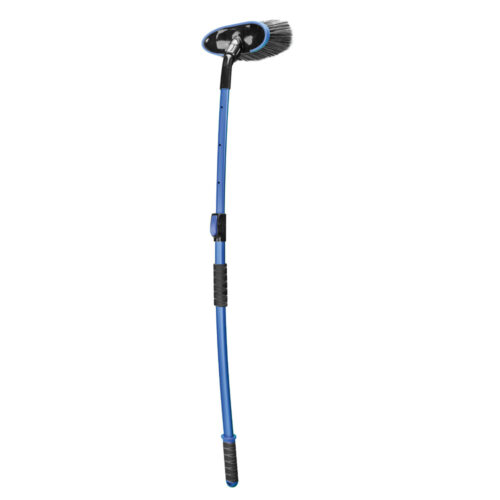 Lampa ΒΟΥΡΤΣΑ ΠΛΥΣΙΜΑΤΟΣ (25x10cm)  ΜΕ ΤΗΛΕΣΚΟΠΙΚΟ ΚΟΝΤΑΡΙ ΑΛΟΥΜΙΝΙΟΥ (102-155cm) ΜΑΥΡΟ/ΜΠΛΕ LUNA LAMPA – 1 ΤΕM.