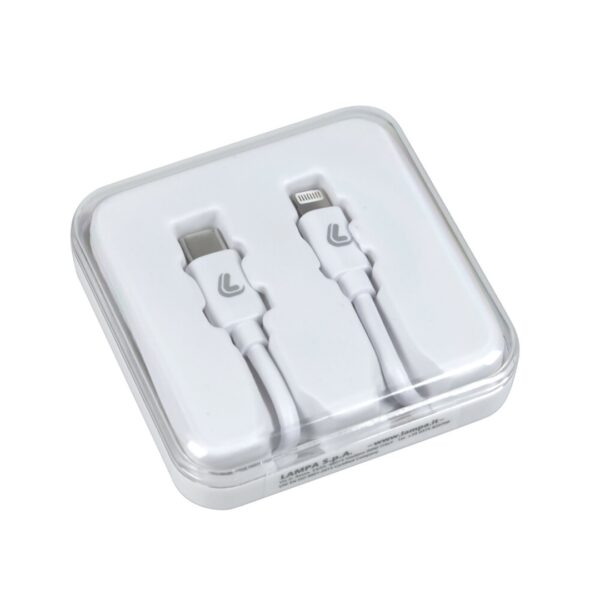 Lampa ΚΑΛΩΔΙΟ ΦΟΡΤΙΣΗΣ ΚΑΙ ΣΥΓΧΡΟΝΙΣΜΟΥ APPLE/TYPE-C 100cm ESSENTIALS - 1 ΤΕΜ. - Image 2