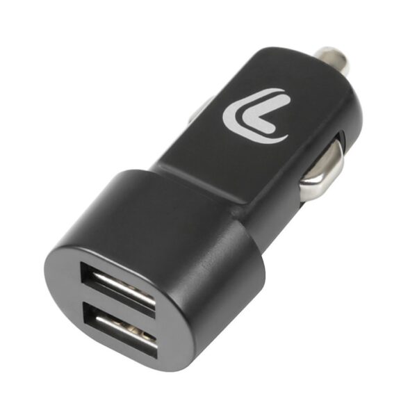 Lampa ΑΝΤΑΠΤΟΡΑΣ ΑΝΑΠΤΗΡΑ ΜΕ 2 ΘΥΡΕΣ USB 12/24V 2100 mA ESSENTIALS LINE (ΜΑΥΡΟ)