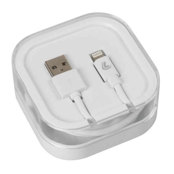 Lampa ΚΑΛΩΔΙΟ ΦΟΡΤΙΣΗΣ ΚΑΙ ΣΥΓΧΡΟΝΙΣΜΟΥ APPLE 8PIN 200cm ΛΕΥΚΟ ESSENTIALS LAMPA - 1 TEM. - Image 2