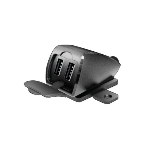 Lampa ΦΟΡΤΙΣΤΗΣ USB ΔΙΠΛΟΣ TREK 2 12/24V 5400mA ΜΕ ΒΑΣΗ ΣΤΗΡΙΞΗΣ ΒΙΔΩΤΗ ΚΑΙ ΚΑΛΩΔΙΟ 150cm ΑΔΙΑΒΡΟΧΟΣ