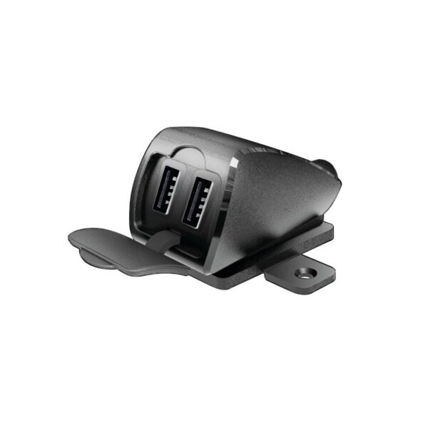 Lampa ΦΟΡΤΙΣΤΗΣ USB ΔΙΠΛΟΣ TREK 2 12/24V 5400mA ΜΕ ΒΑΣΗ ΣΤΗΡΙΞΗΣ ΒΙΔΩΤΗ ΚΑΙ ΚΑΛΩΔΙΟ 150cm ΑΔΙΑΒΡΟΧΟΣ