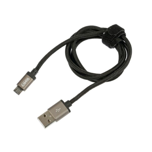 Lampa ΚΑΛΩΔΙΟ ΦΟΡΤΙΣΗΣ ΚΑΙ ΣΥΓΧΡΟΝΙΣΜΟΥ MICRO USB SUPER RESISTANT 100cm ΜΑΥΡΟ - Image 3