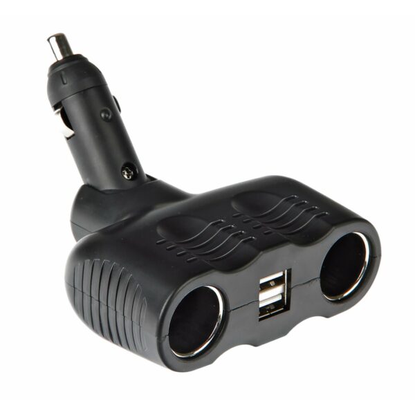 Lampa ΑΝΤΑΠΤΟΡΑΣ ΑΝΑΠΤΗΡΑ 2 ΦΙΣ ΑΝΑΠΤΗΡΑ+2 USB 12/24V DUO-4