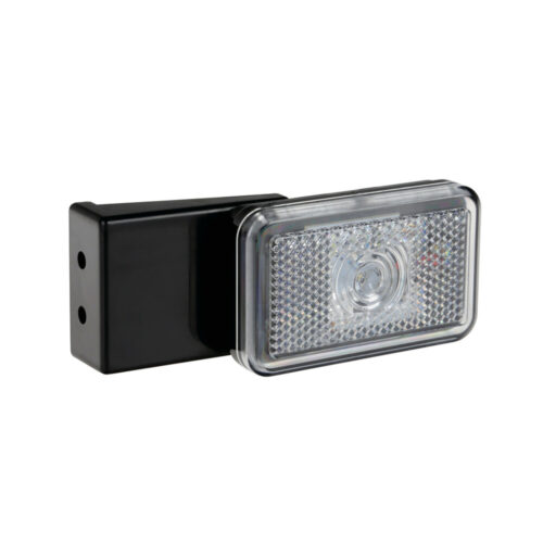 Lampa ΦΩΣ ΟΓΚΟΥ 12/24V  1LED ΜΕ ΒΑΣΗ ΚΑΙ ΑΝΑΚΛΑΣΤΗΡΑ ΛΕΥΚΟ  LAMPA – 1 TEM.