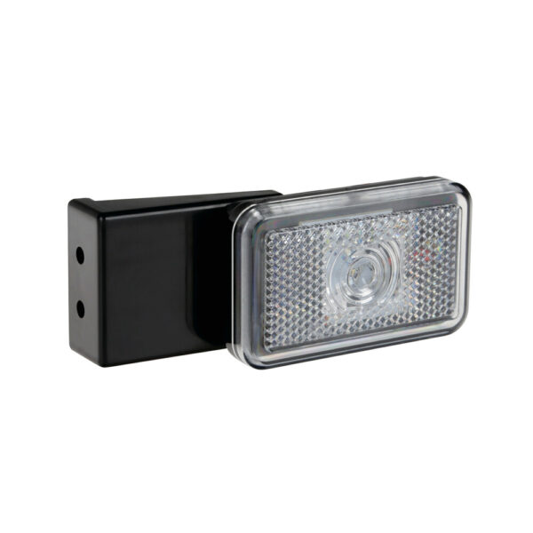 Lampa ΦΩΣ ΟΓΚΟΥ 12/24V  1LED ΜΕ ΒΑΣΗ ΚΑΙ ΑΝΑΚΛΑΣΤΗΡΑ ΛΕΥΚΟ  LAMPA - 1 TEM.