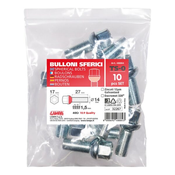 Lampa ΜΠΟΥΛΟΝΙΑ ΣΦΑΙΡΙΚΑ TS0 14χ1,50 27mm (17) ΣΑΚΟΥΛΑ 10ΤΕΜ. - Image 2