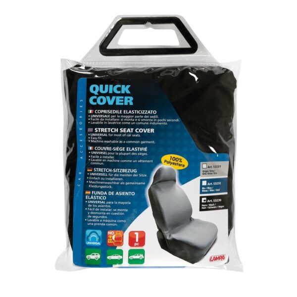 Lampa ΚΑΛΥΜΜΑ ΚΑΘΙΣΜΑΤΟΣ QUICK COVER ΦΟΡΕΤΟ (ΜΑΥΡΟ/ΠΟΛΥΕΣΤΕΡΑΣ) - 1 ΤΕΜ. - Image 3