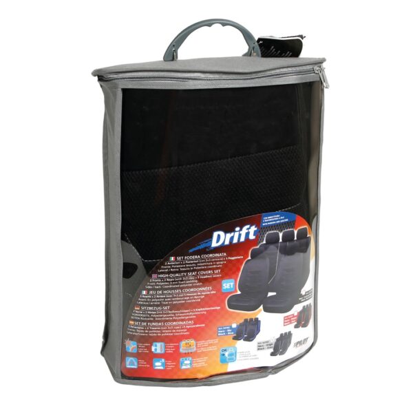 Lampa ΚΑΛΥΜΜΑΤΑ ΚΑΘΙΣΜΑΤΩΝ DRIFT ΠΟΛΥΕΣΤΕΡΙΚΑ ΜΑΥΡΑ/ΓΚΡΙ ΜΕ 5 ΠΡΟΣΚΕΦΑΛΑ- ΣΕΤ - Image 2