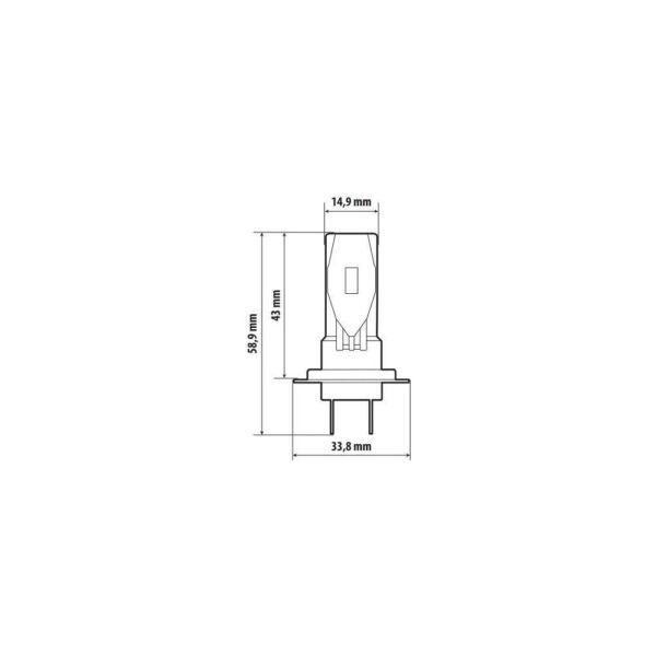 Lampa ΛΑΜΠΑ LED H7/H18 12V PX26d/PY26d-1 6.500K ΨΥΧΡΟ 2.700lm/ΘΕΡΜΟ 1.600lm 25W HALO LED QUICK FIT ALIEN SERIES LAMPA - 1 ΤΕΜ. - Image 3