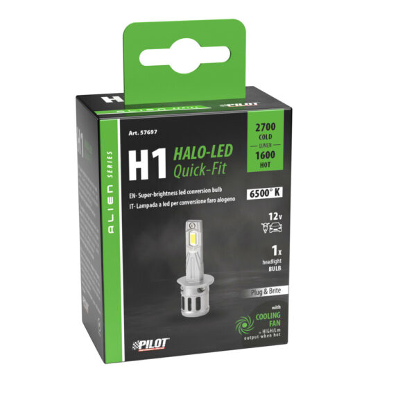 Lampa ΛΑΜΠΑ LED H1 12V P14,5s 6.500K ΨΥΧΡΟ 2.700lm/ΘΕΡΜΟ 1.600lm 25W HALO LED QUICK FIT ALIEN SERIES LAMPA - 1 ΤΕΜ. - Image 4