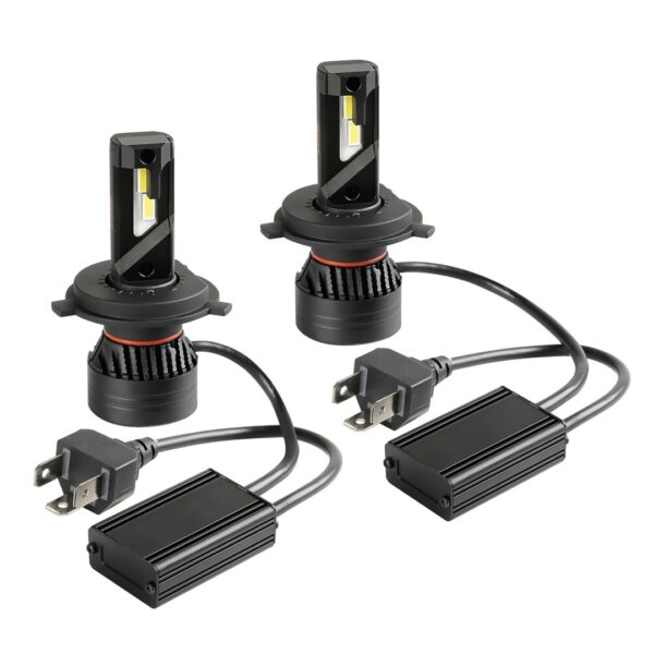 Lampa H4 ΛΑΜΠΑ 9-32V 6.500K 10.000lm 90W P43t HALO LED SERIE 9 COMPACT ULTRA POWER 4LED CREE LED KIT - 2 ΤΕΜ.