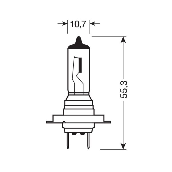Lampa H18 12V 65W PY26d-1 1700 lm STANDARD LINE ΑΛΟΓΟΝΟΥ (BLISTER) - 1 ΤΕΜ. - Image 2