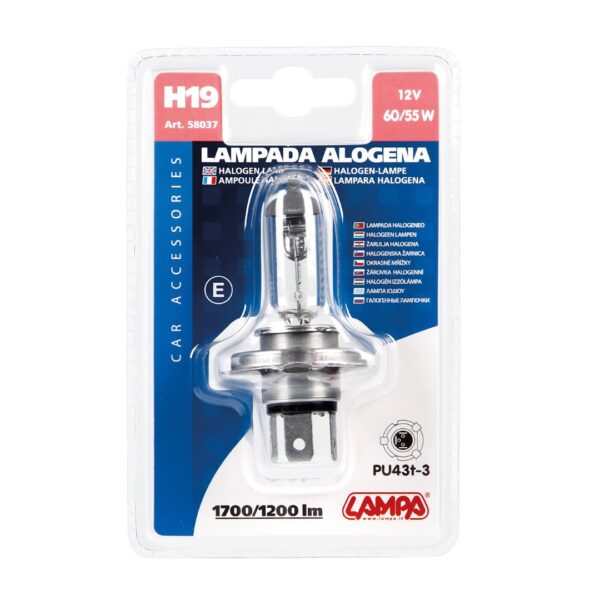 Lampa H19 12V 60/55W PU43t-3 1700/1200 lm STANDARD LINE ΑΛΟΓΟΝΟΥ (BLISTER) - 1 ΤΕΜ. - Image 2