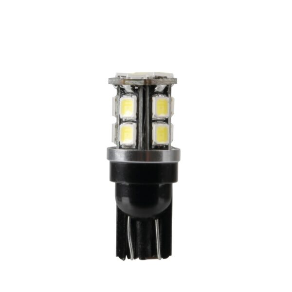 Lampa T10 9-30V W2,1x9,5d 6.500K 480lm 15SMD LED ΛΕΥΚΟ (ΚΑΡΦΩΤΟ-ΔΙΠΛΗΣ ΠΟΛΙΚΟΤΗΤΑΣ) 2ΤΕΜ. - Image 2