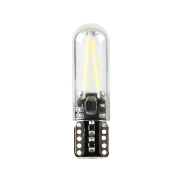 Lampa T10 W5W 9>32V W2,1x9,5d 6.500K 110lm 2COB LED ΛΕΥΚΟ (ΚΑΡΦΩΤΟ-ΔΙΠΛΗΣ ΠΟΛΙΚΟΤΗΤΑΣ) 2ΤΕΜ. - Image 2