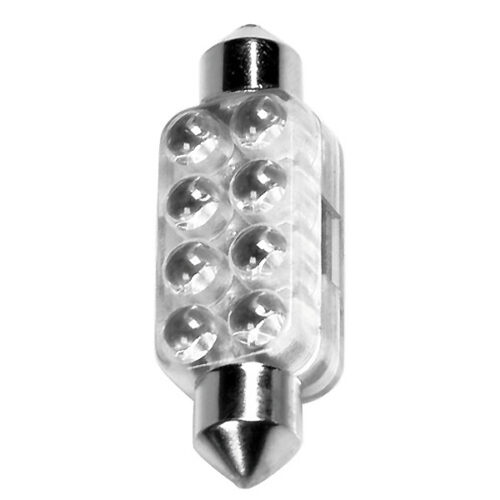 Lampa ΛΑΜΠΑΚΙΑ ΠΛΑΦΟΝΙΕΡΑΣ 12V SV8,5-8 13x44mm 8LED ΠΡΑΣΙΝΟ BLISTER 1ΤΕΜ.