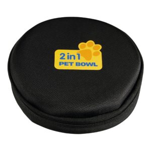 Lampa ΤΑΪΣΤΡΑ/ΜΠΟΛ ΤΑΞΙΔΙΟΥ PET BOWL 2 ΣΕ 1 1100+1400 ml ΓΙΑ ΣΚΥΛΟΥΣ/ΓΑΤΕΣ/ΚΑΤΟΙΚΙΔΙΑ ΖΩΑ (ΑΝΑΔΙΠΛΟΥΜΕΝΗ/ΠΟΛΥΕΣΤΕΡΑΣ)